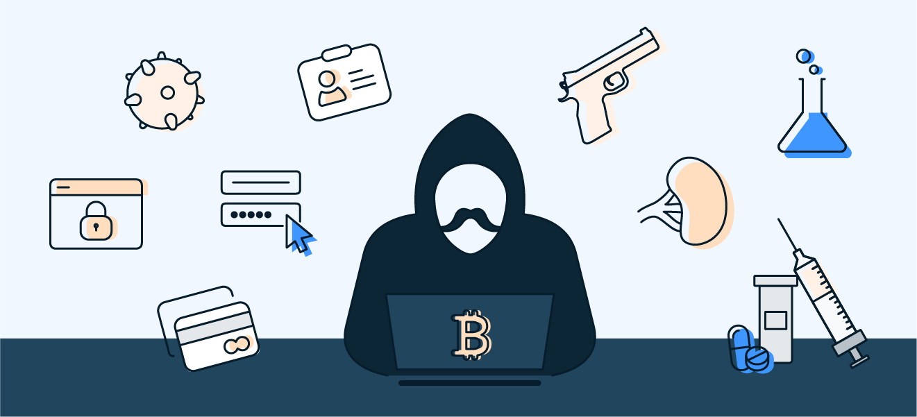 暗网市场因销售各类非法商品而声名狼藉。