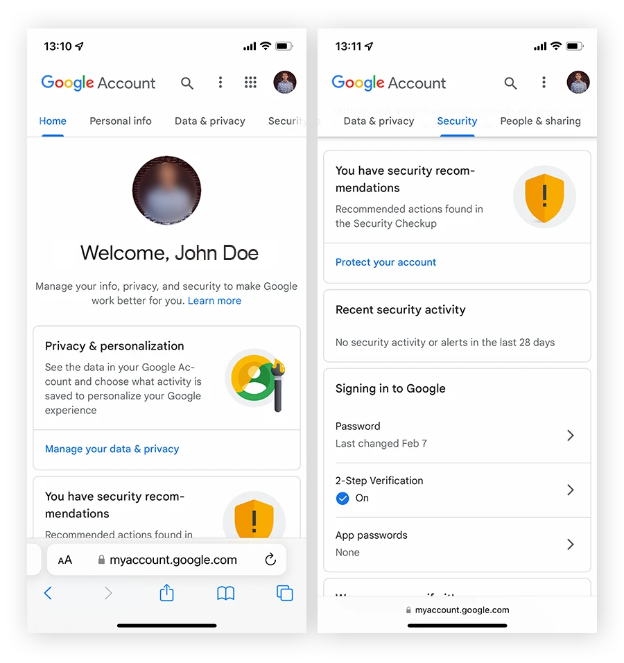 在 iOS 上为 Google 帐户设置 GoogleAuthenticator